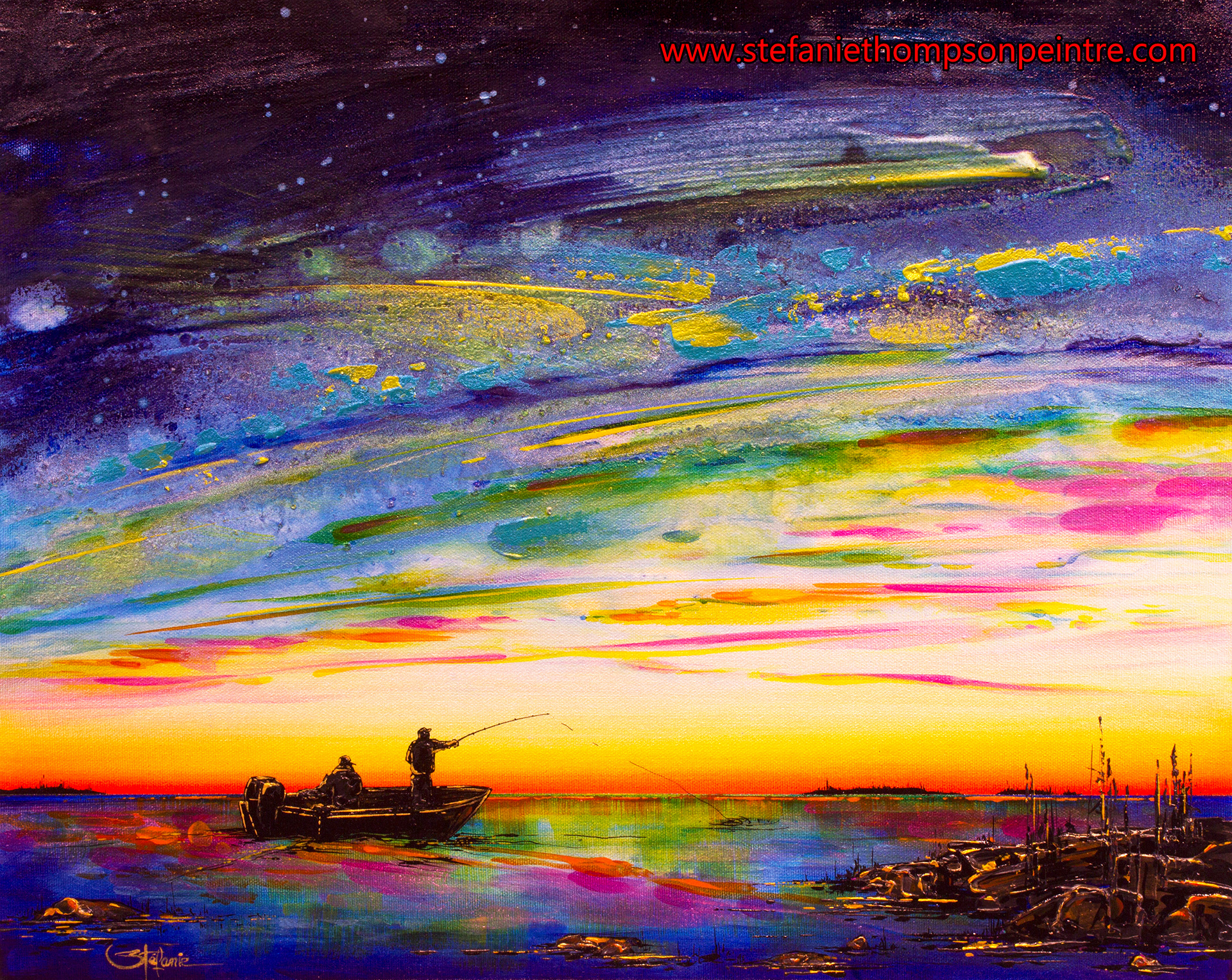 Souvenirs Au Crepuscule Portfolio Stefanie Thompson Artiste Peintre